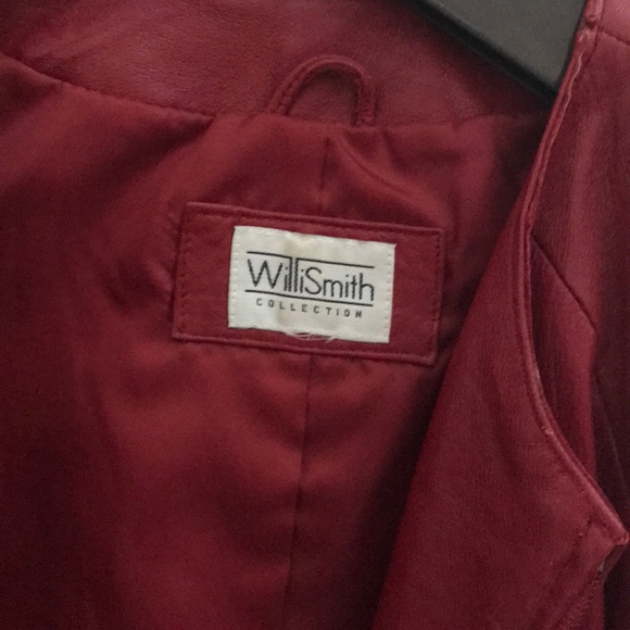 Will Smith Collection Red Lambskin Leather Jacket - Picture 3 of 3